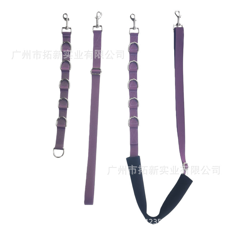 Pet Bath Bath with Washing, Cutting and Blow Auxiliary Belt Beauty Table Matching Tool Retractable Adjustable Dog Walking Rope