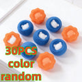 30-Piece Set of Random Color Pet-Shaped Laundry Balls, Anti-Tangle Cleaning Balls, Household Hair Removal Sponge Magic Cleaning Balls, Laundry Lint Remover